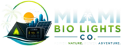 miami bio lights co white logo